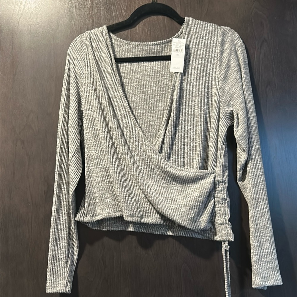 Brand new with tags American eagle wrap front top